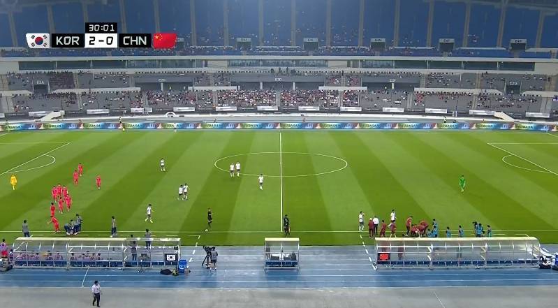 皇冠足球平台代理_20分钟轻松2-0国足!韩国东亚杯是二队出战皇冠足球平台代理,没有旅欧球员
