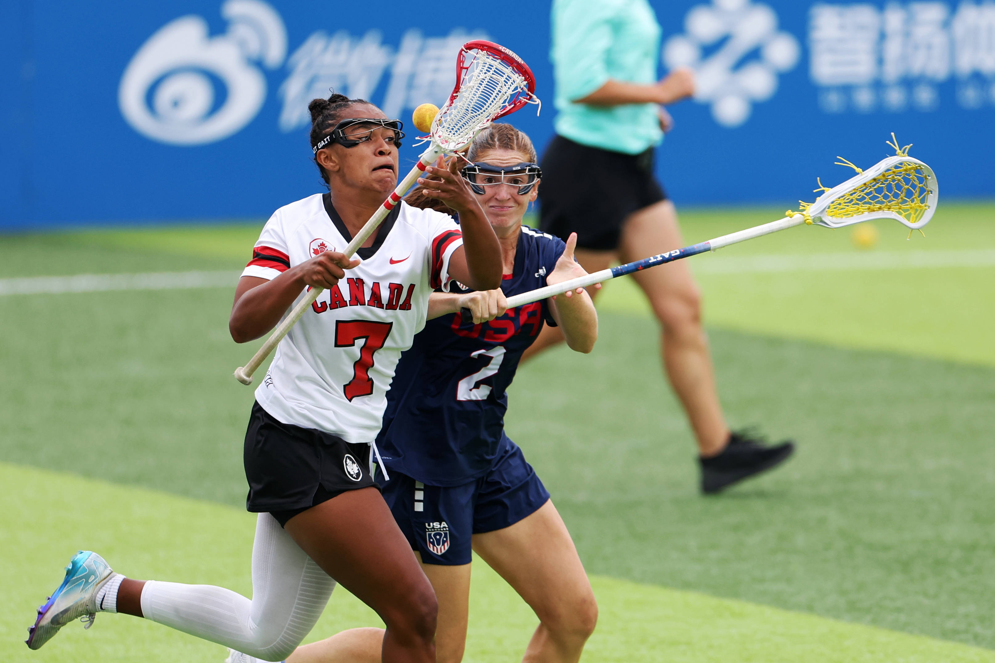 皇冠信用網开户_(成都世运会)棍网球——美国队夺得女子金牌